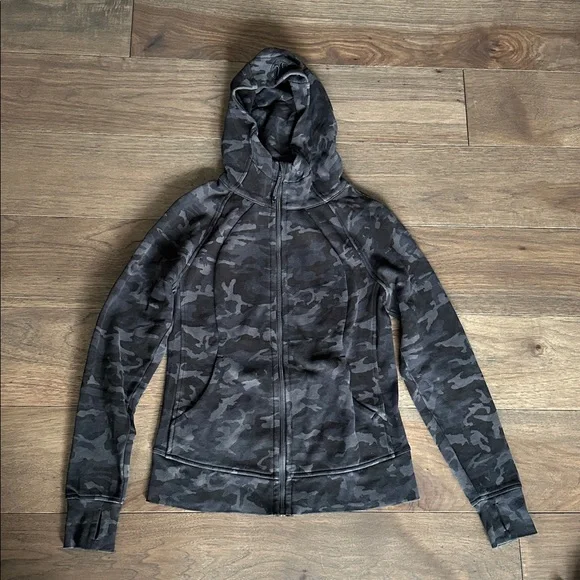 Lululemon Scuba Full-Zip Hoodie, Incognito Camo Multi Gray - Picture 7 of 7